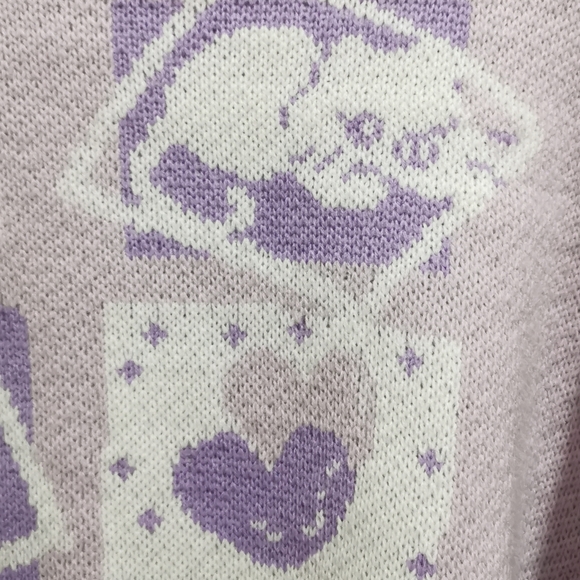 🌸 Frilly Purple Cat Sweater 🌸 - Picture 4 of 6